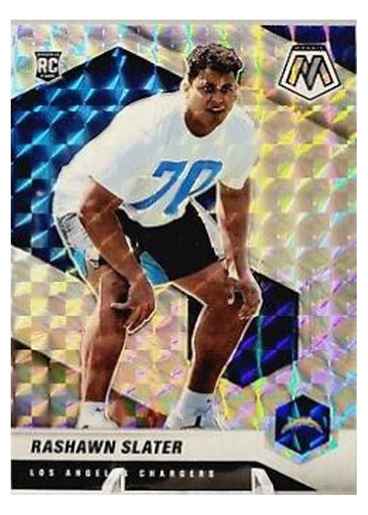 2021 Panini Mosaic Base Set Rashawn Slater #371 card