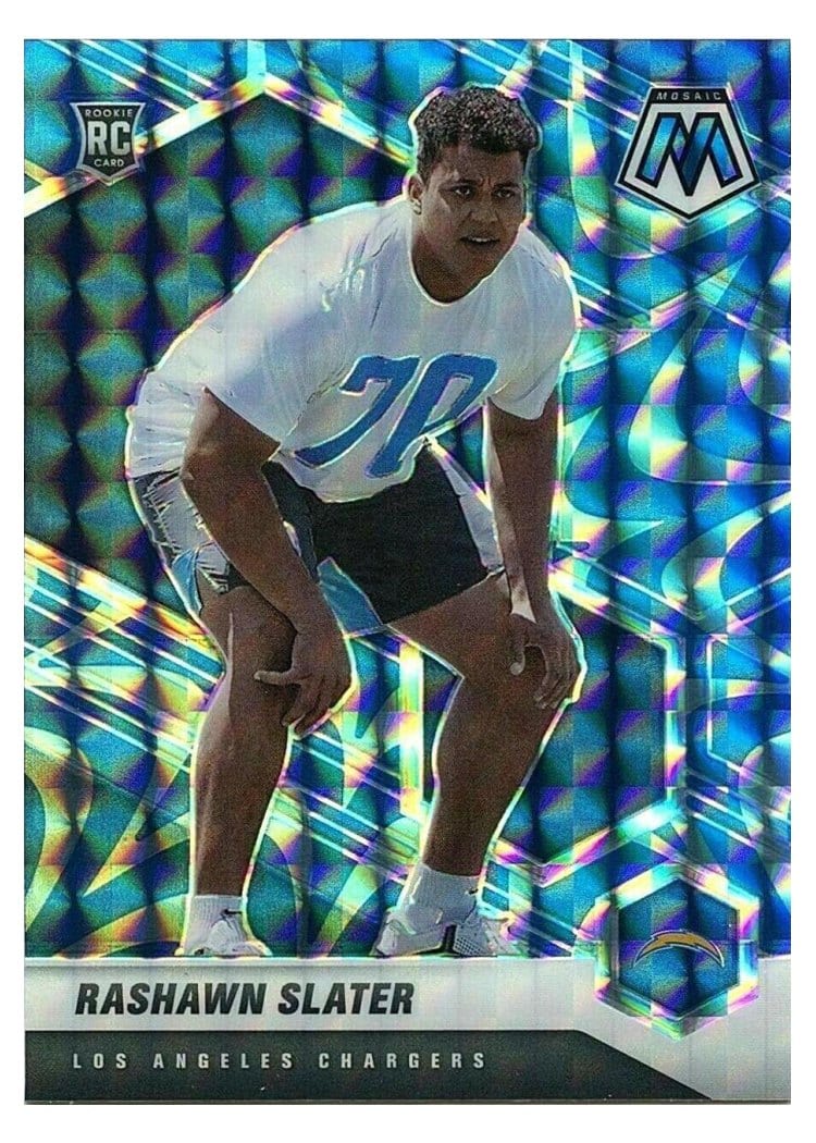 2021 Panini Mosaic Base Set Rashawn Slater #371 card