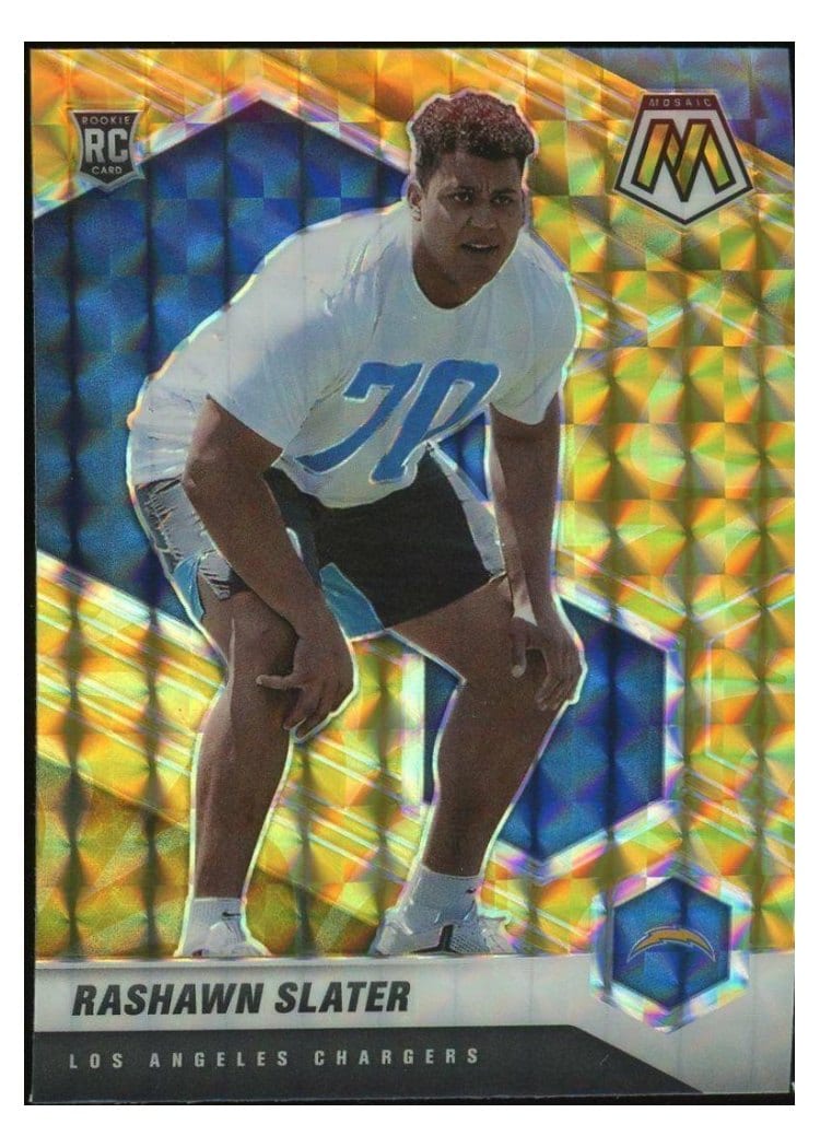2021 Panini Mosaic Base Set Rashawn Slater #371 card