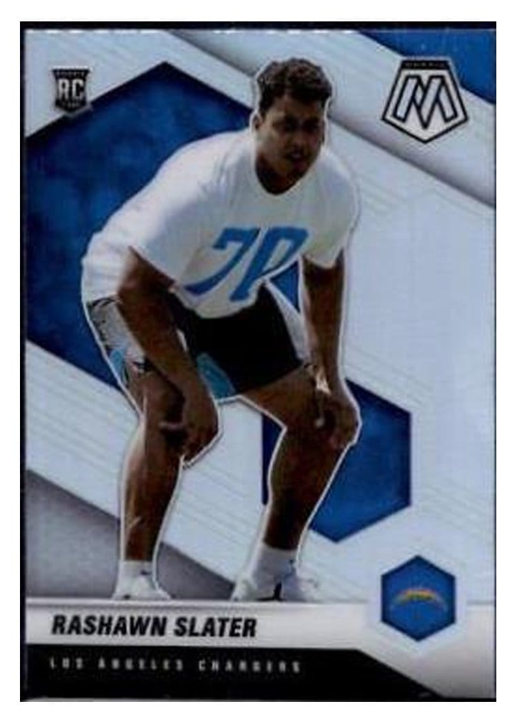 2021 Panini Mosaic Base Set Rashawn Slater #371 card