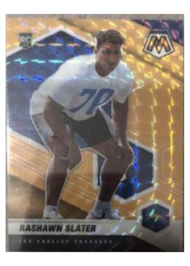 2021 Panini Mosaic Base Set Rashawn Slater #371 card