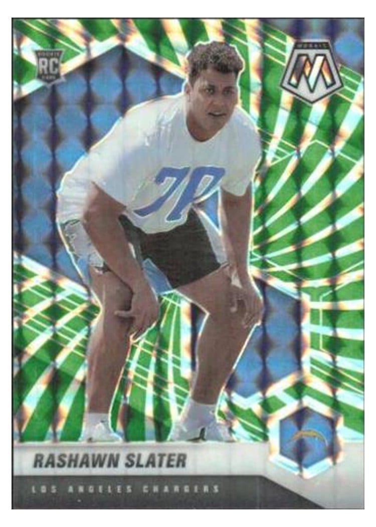 2021 Panini Mosaic Base Set Rashawn Slater #371 card