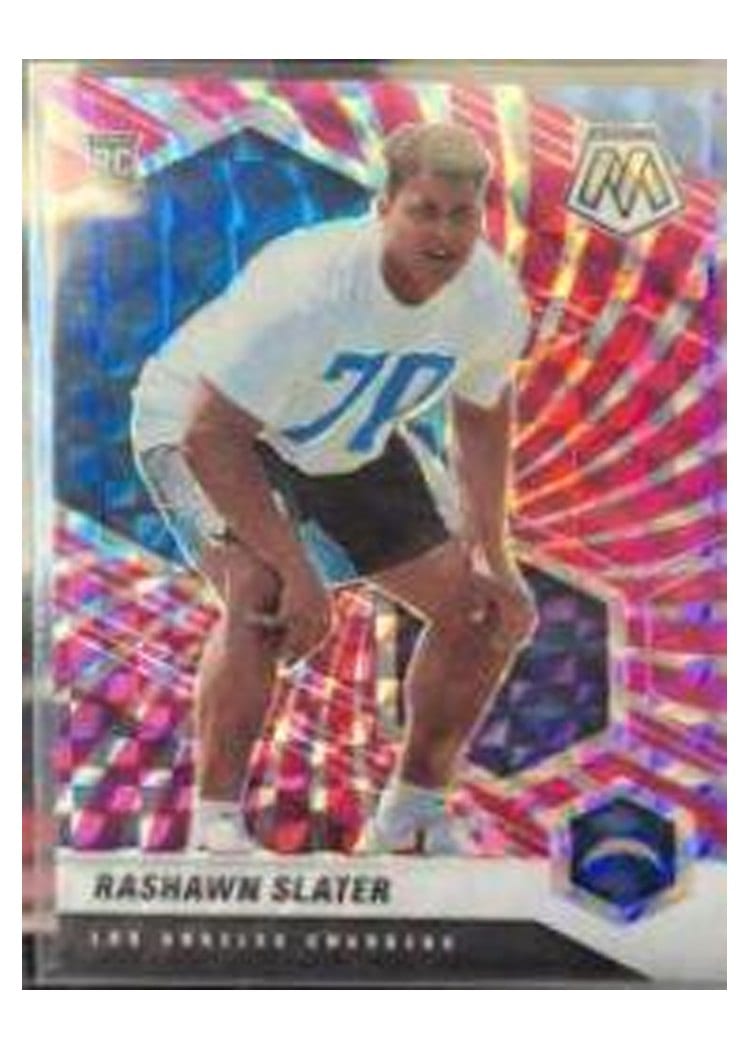 2021 Panini Mosaic Base Set Rashawn Slater #371 card