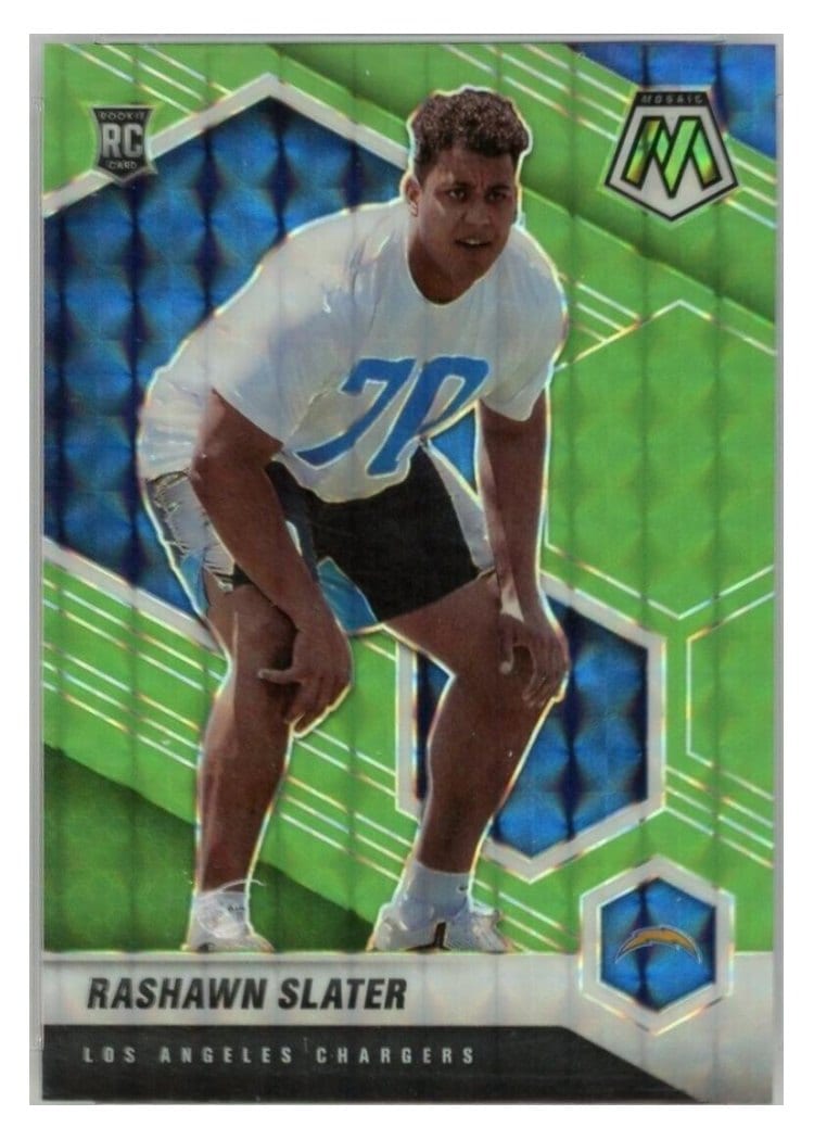2021 Panini Mosaic Base Set Rashawn Slater #371 card