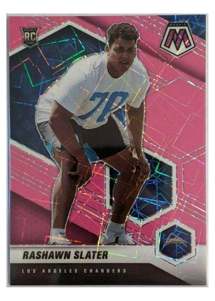 2021 Panini Mosaic Base Set Rashawn Slater #371 card