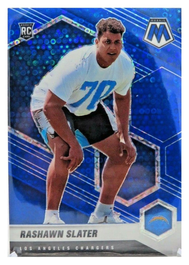 2021 Panini Mosaic Base Set Rashawn Slater #371 card