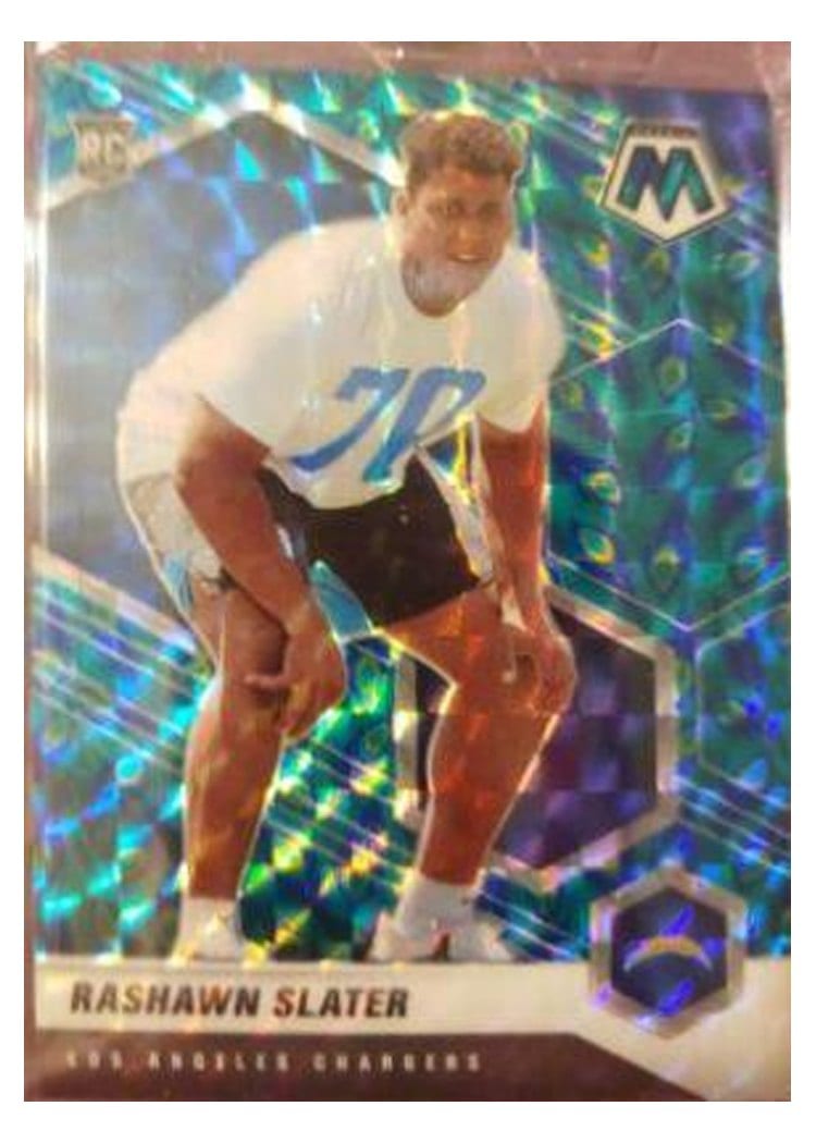 2021 Panini Mosaic Base Set Rashawn Slater #371 card
