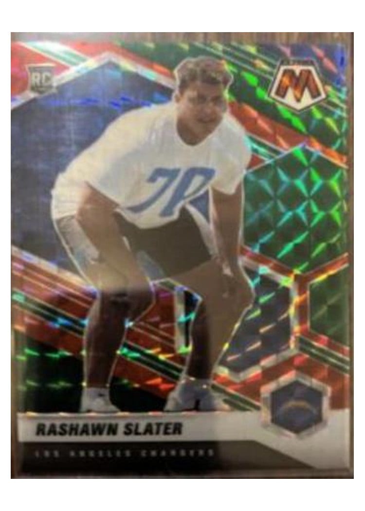 2021 Panini Mosaic Base Set Rashawn Slater #371 card