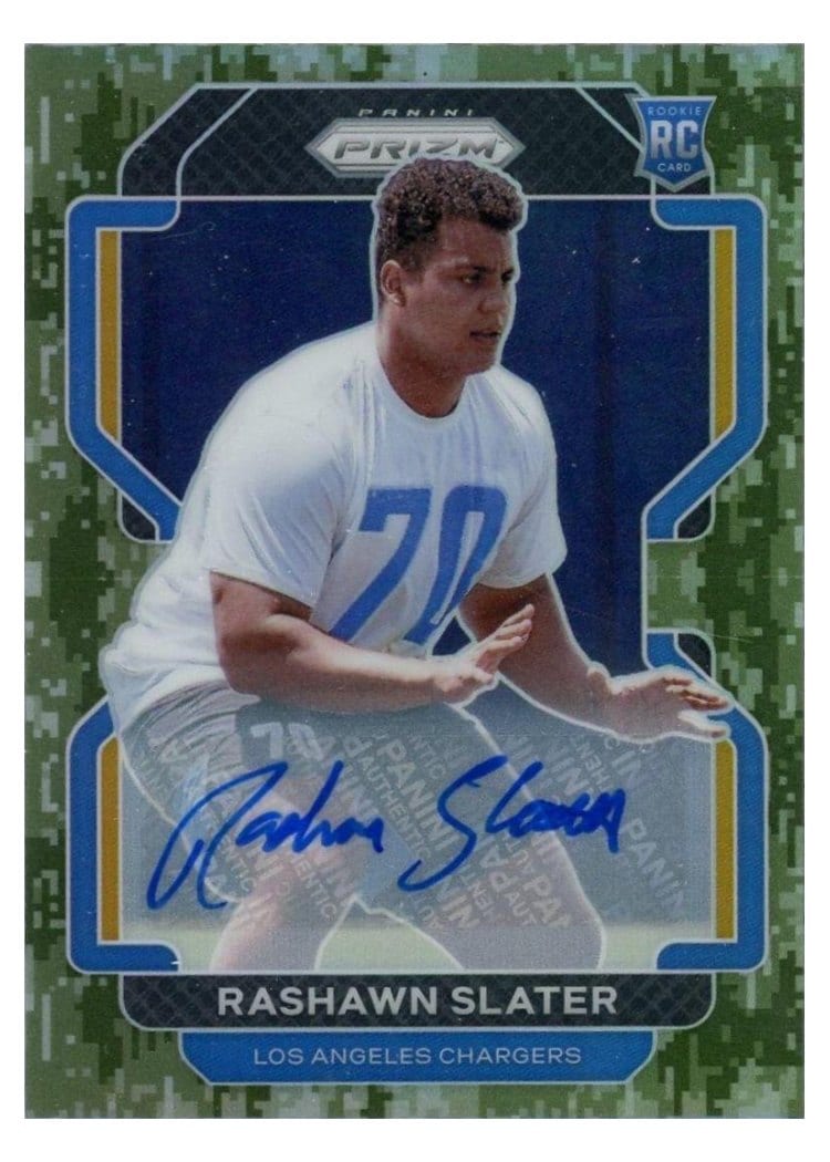 2021 Panini Prizm Base Set Rashawn Slater #431 card