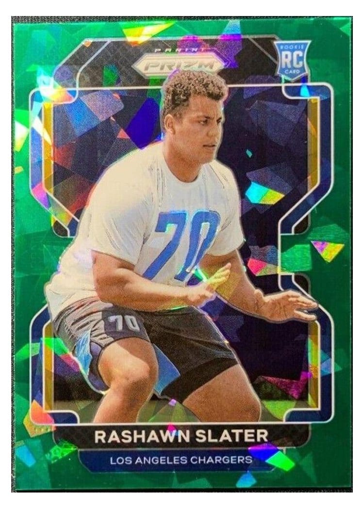 2021 Panini Prizm Base Set Rashawn Slater #431 card