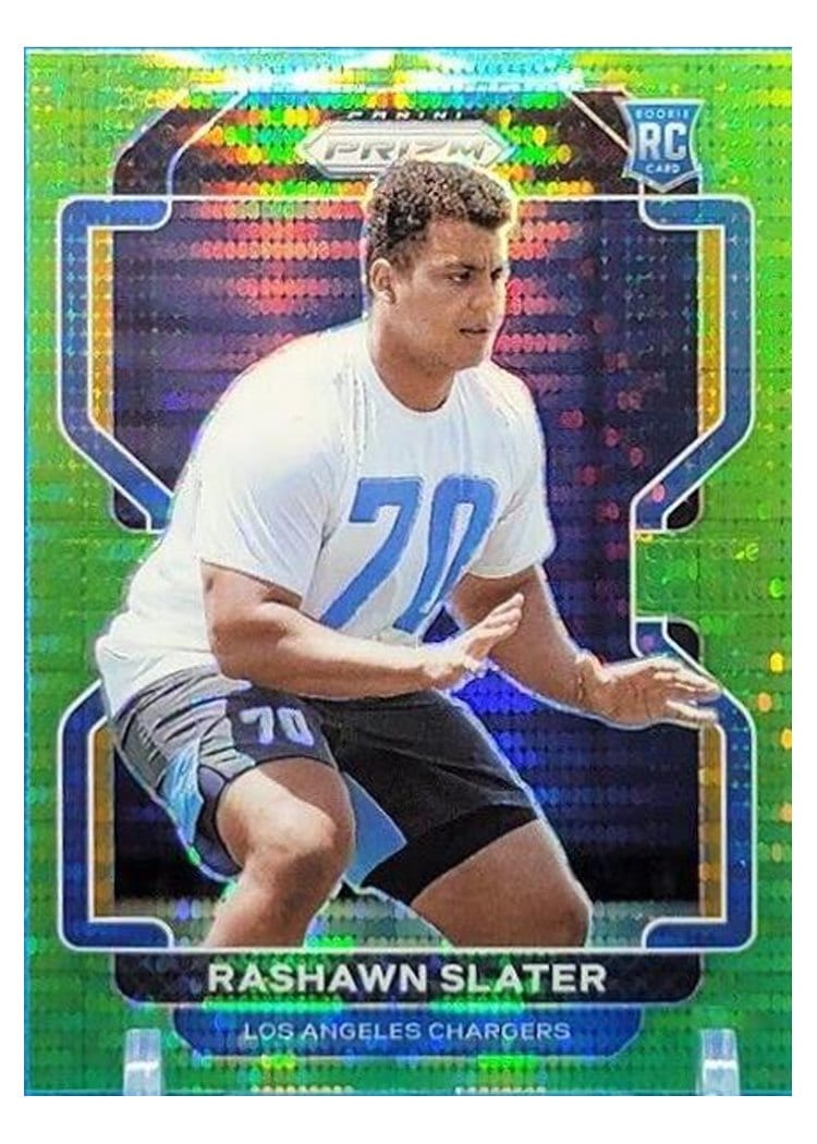2021 Panini Prizm Base Set Rashawn Slater #431 card