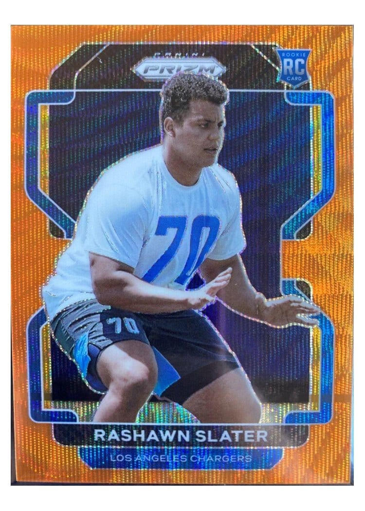 2021 Panini Prizm Base Set Rashawn Slater #431 card
