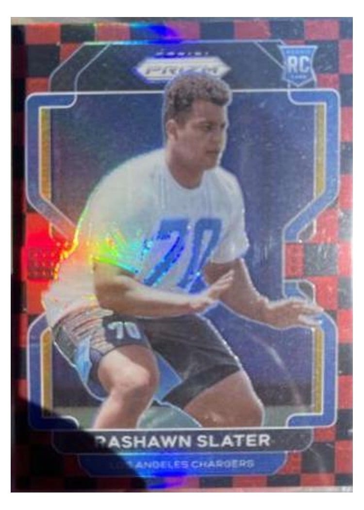 2021 Panini Prizm Base Set Rashawn Slater Red Prizm #431 card