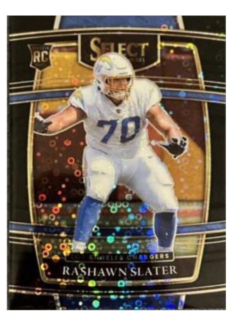 2021 Panini Select Base Set Rashawn Slater #86 card