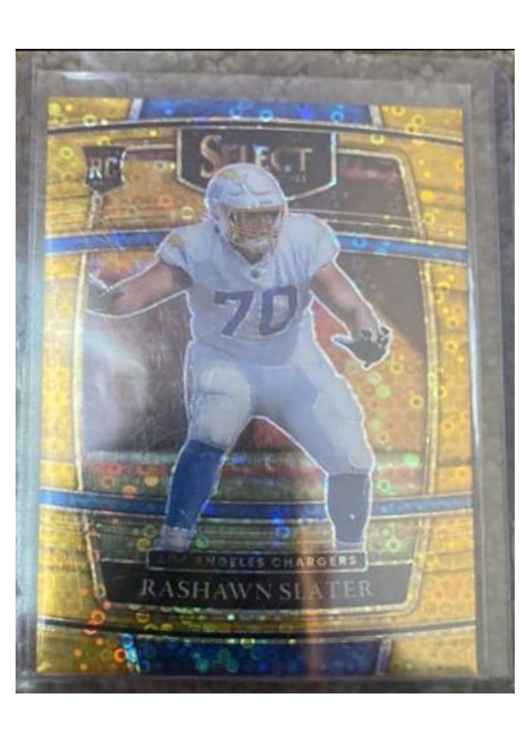 2021 Panini Select Base Set Rashawn Slater #86 card