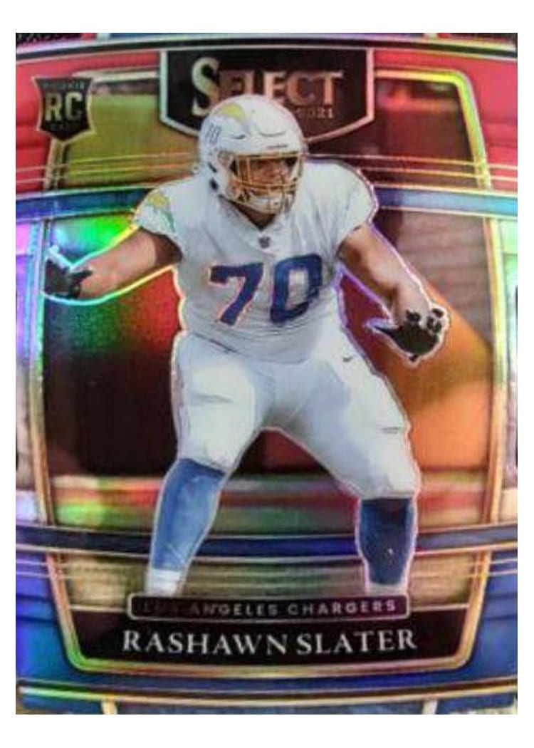 2021 Panini Select Base Set Rashawn Slater #86 card