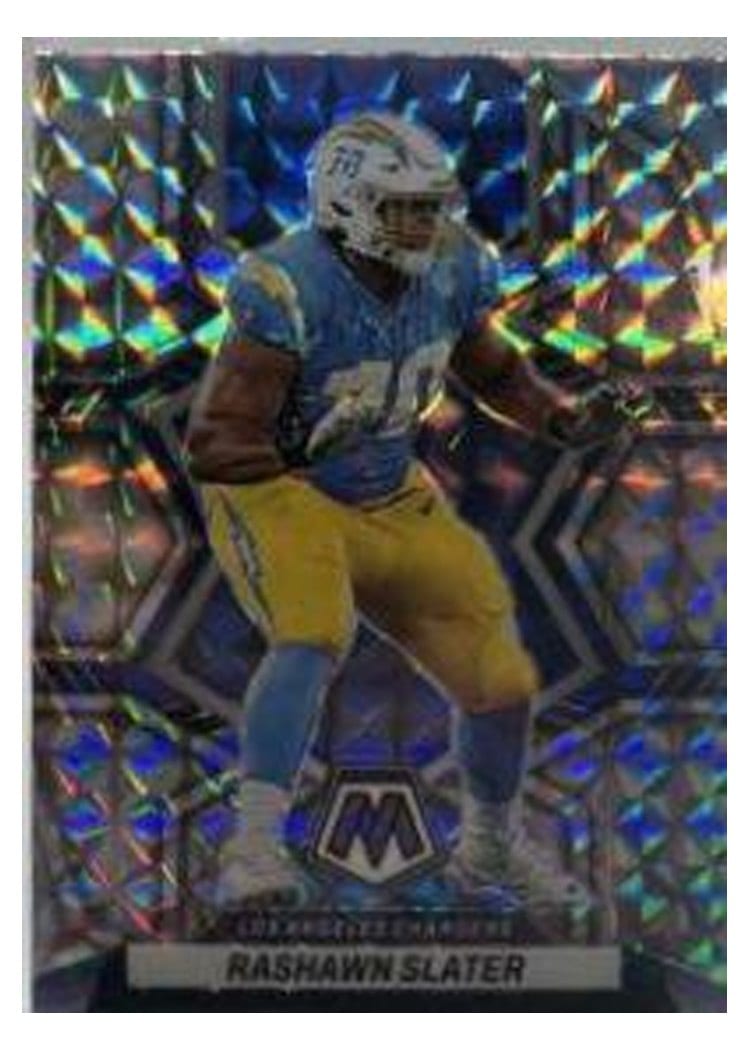 2022 Panini Mosaic Base Set Rashawn Slater #105 card