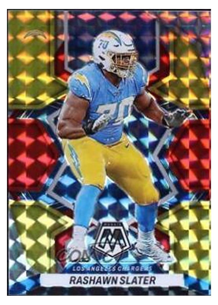 2022 Panini Mosaic Base Set Rashawn Slater #105 card