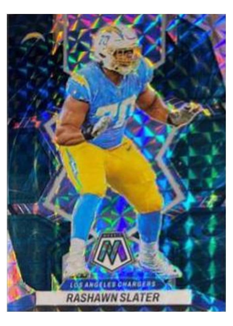 2022 Panini Mosaic Base Set Rashawn Slater #105 card