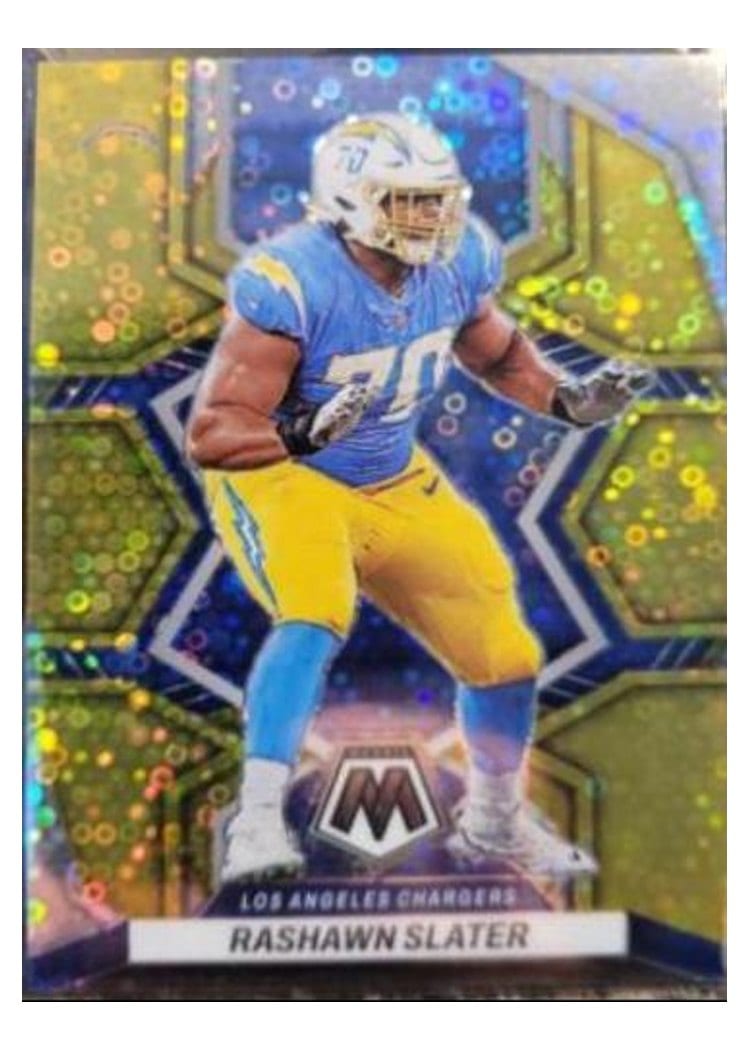 2022 Panini Mosaic Base Set Rashawn Slater #105 card
