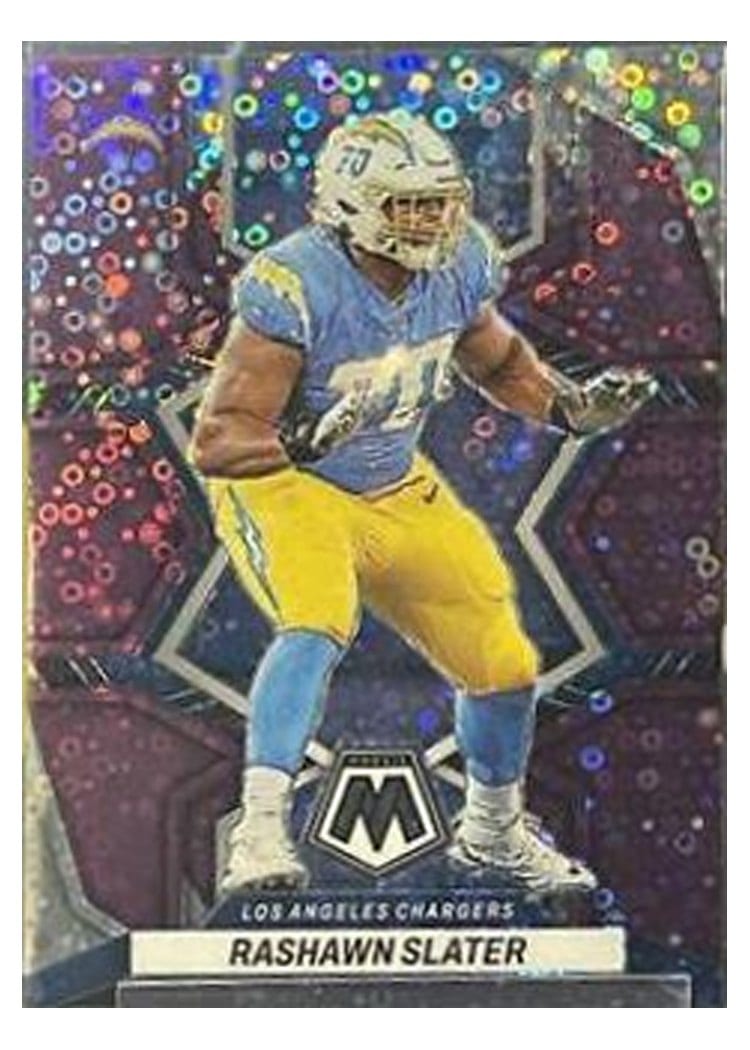 2022 Panini Mosaic Base Set Rashawn Slater #105 card