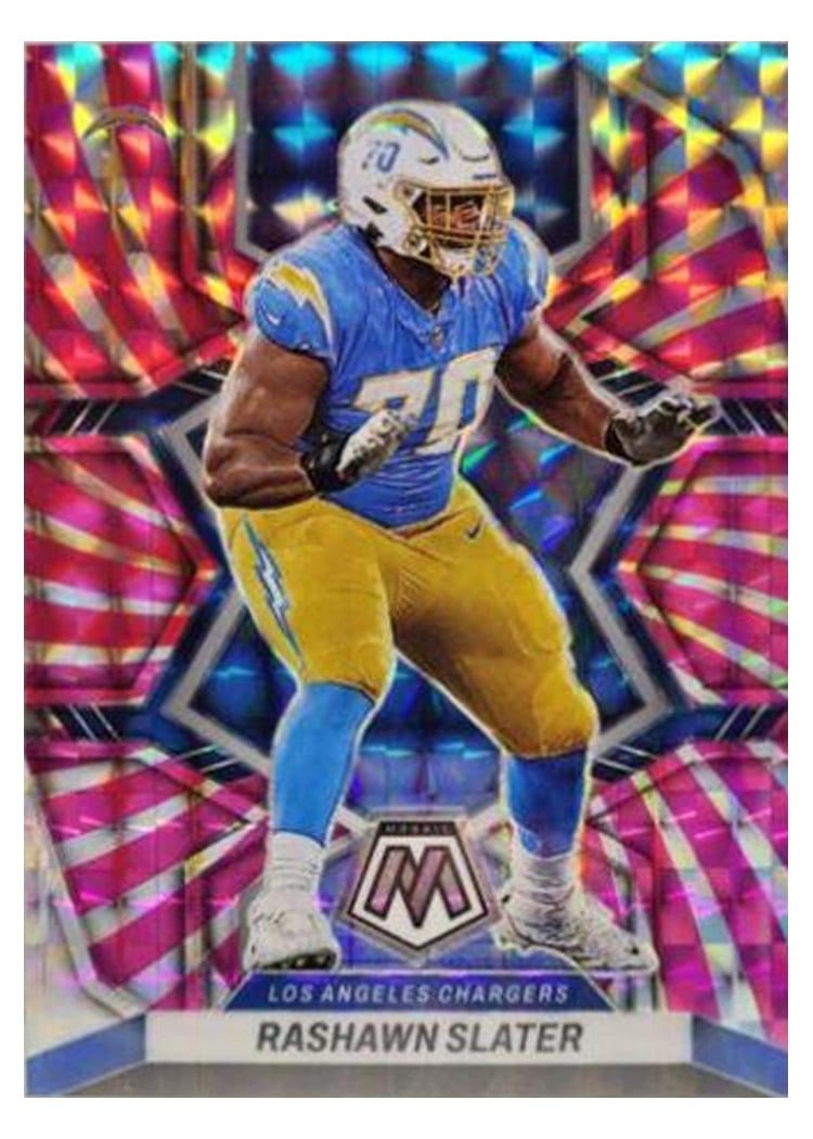 2022 Panini Mosaic Base Set Rashawn Slater #105 card