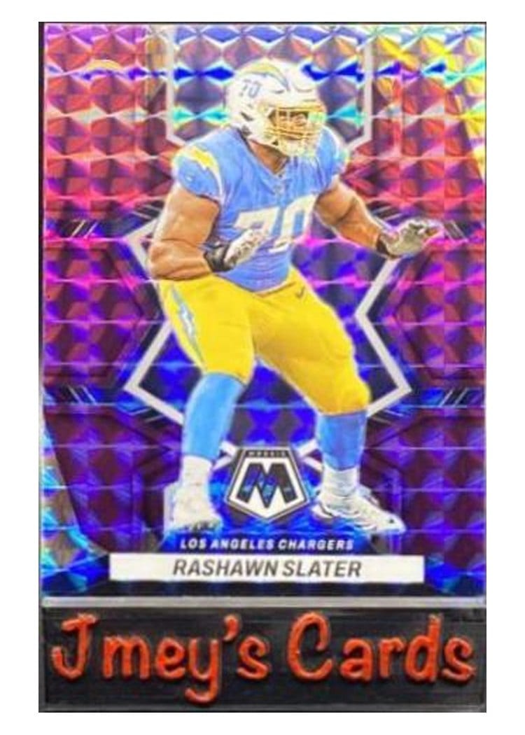 2022 Panini Mosaic Base Set Rashawn Slater #105 card