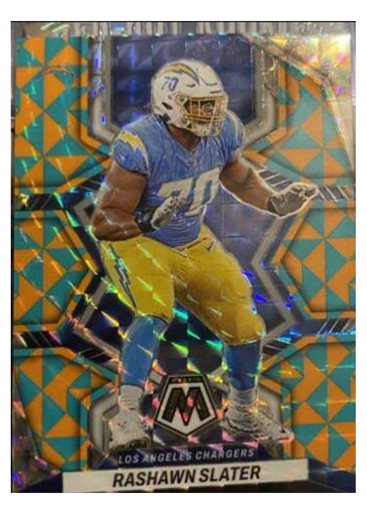 2022 Panini Mosaic Base Set Rashawn Slater #105 card