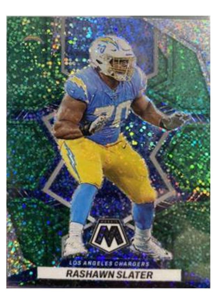 2022 Panini Mosaic Base Set Rashawn Slater #105 card