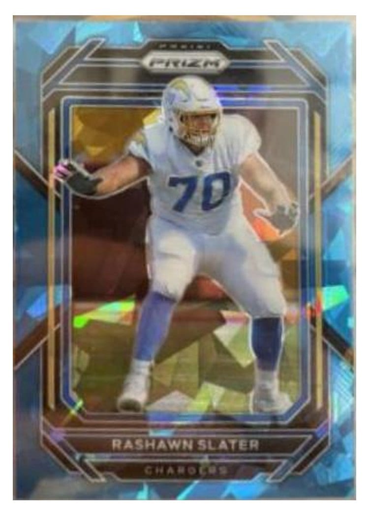 2022 Panini Prizm Base Set Rashawn Slater #153 card