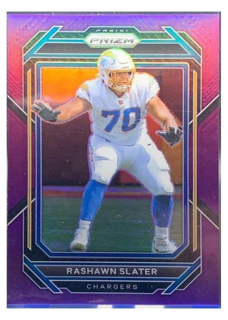 2022 Panini Prizm Base Set Rashawn Slater #153 card
