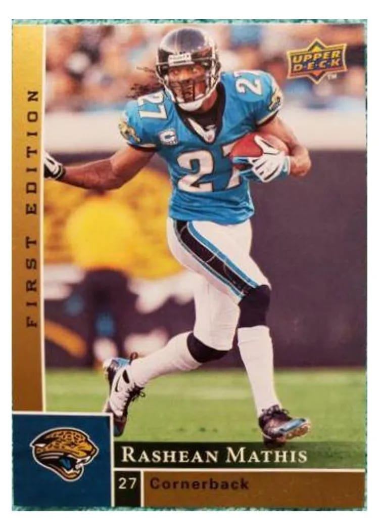 2009 Upper Deck First Edition Rashean Mathis #72 card