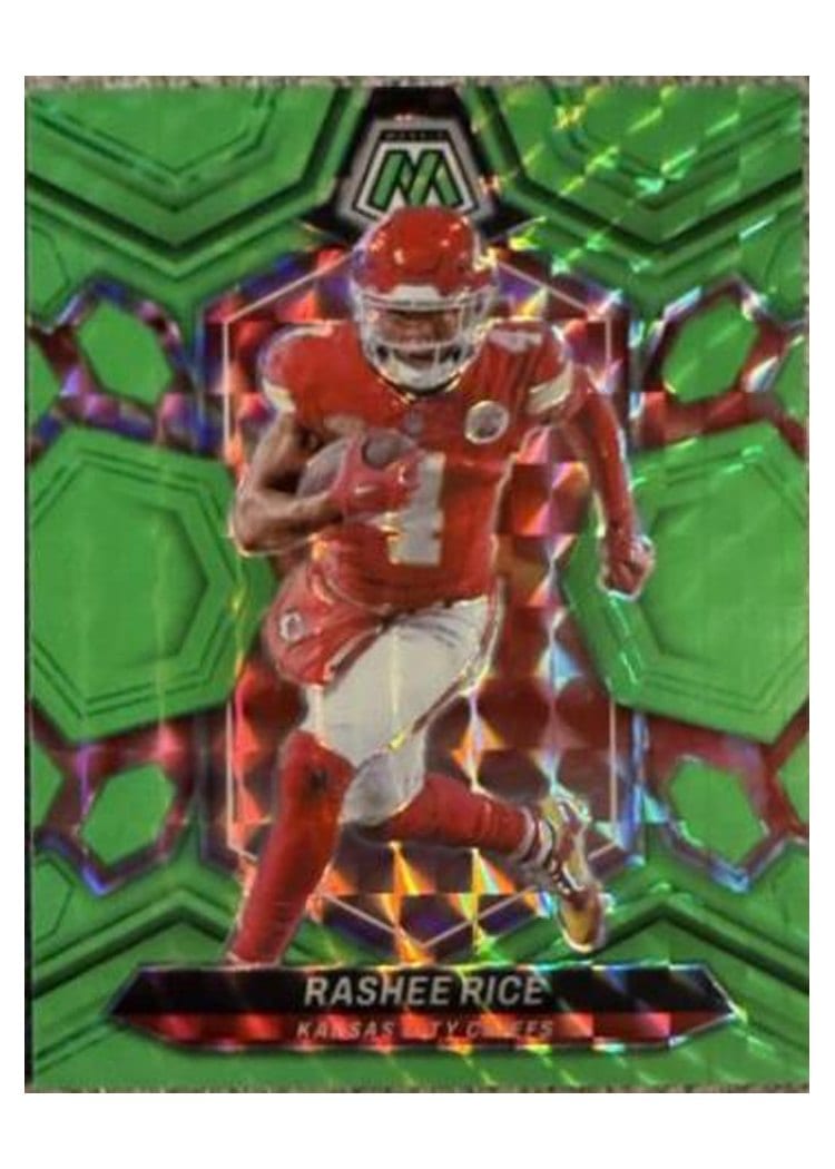 2024 Panini Mosaic Base Set Rashee Rice Green Fluorescent #108 card