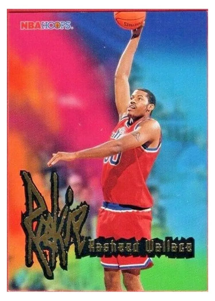1995 Hoops Rasheed Wallace #290 card