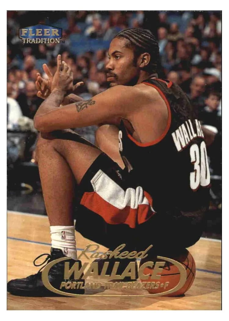 1998 Fleer Tradition Rasheed Wallace #30 card