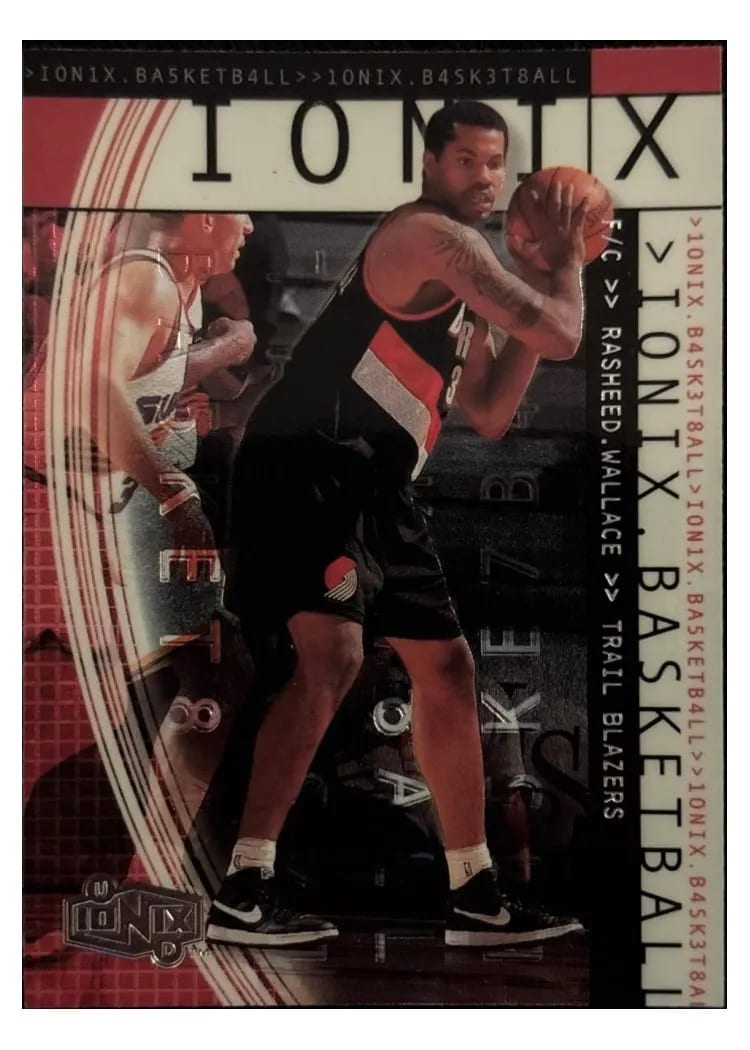1999 Upper Deck Ionix Rasheed Wallace #46 card