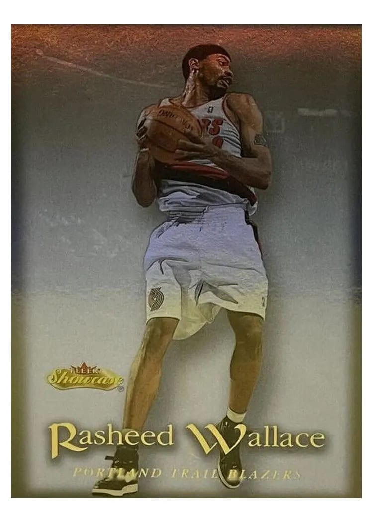2000 Fleer Showcase Rasheed Wallace #16 card