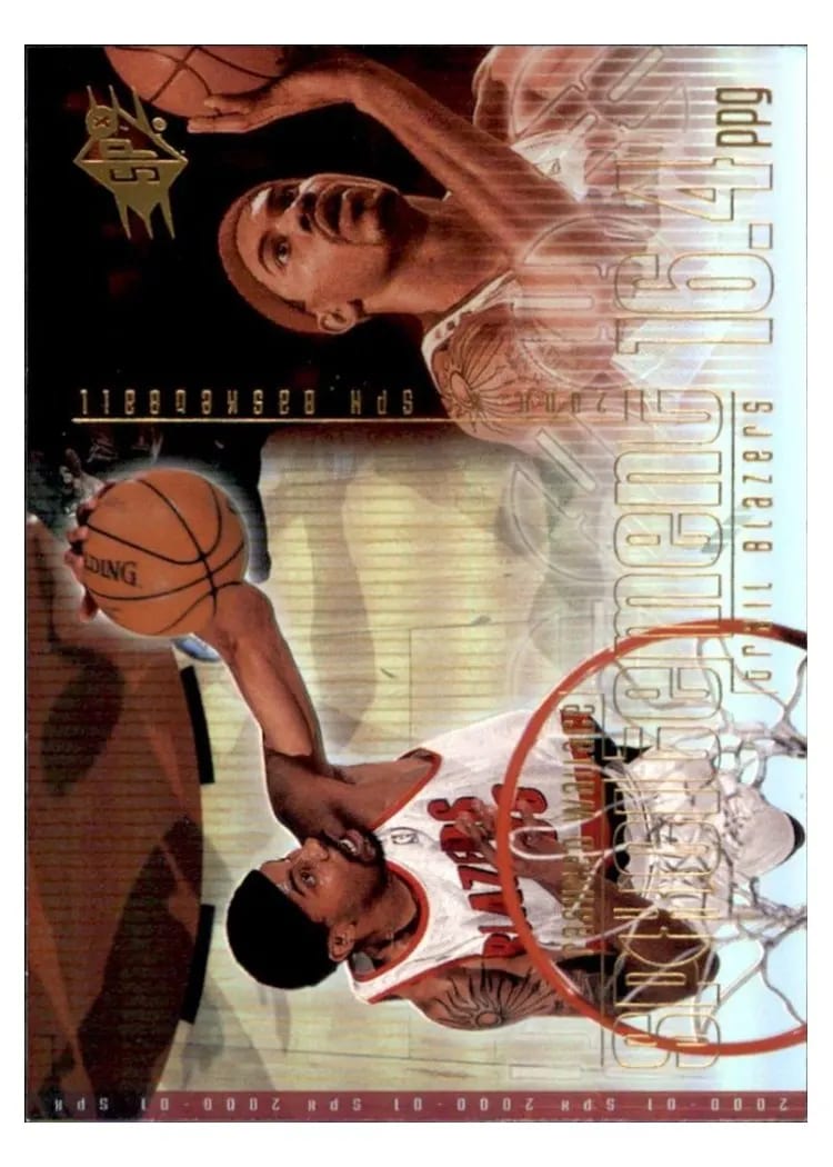 2000 Spx Spxcitement Rasheed Wallace #S3 card