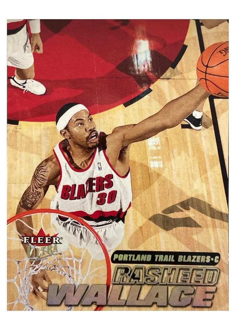 2000 Ultra Rasheed Wallace #14 card