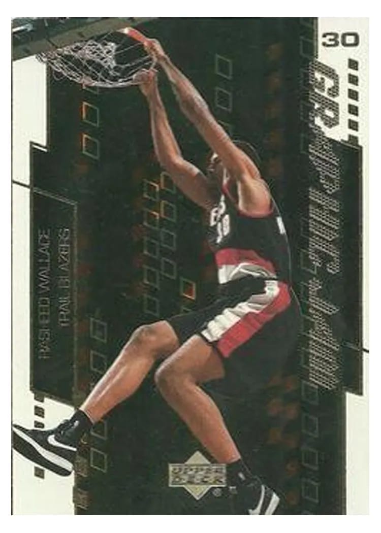 2000 Upper Deck Graphic Jam Rasheed Wallace #G12 card