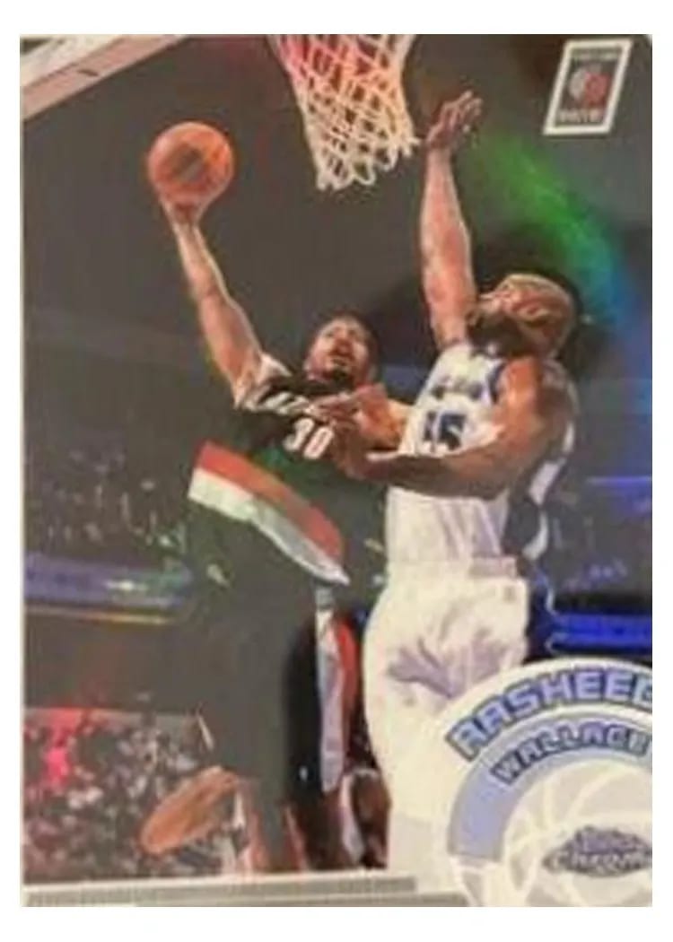 2002 Topps Chrome Rasheed Wallace #5 card