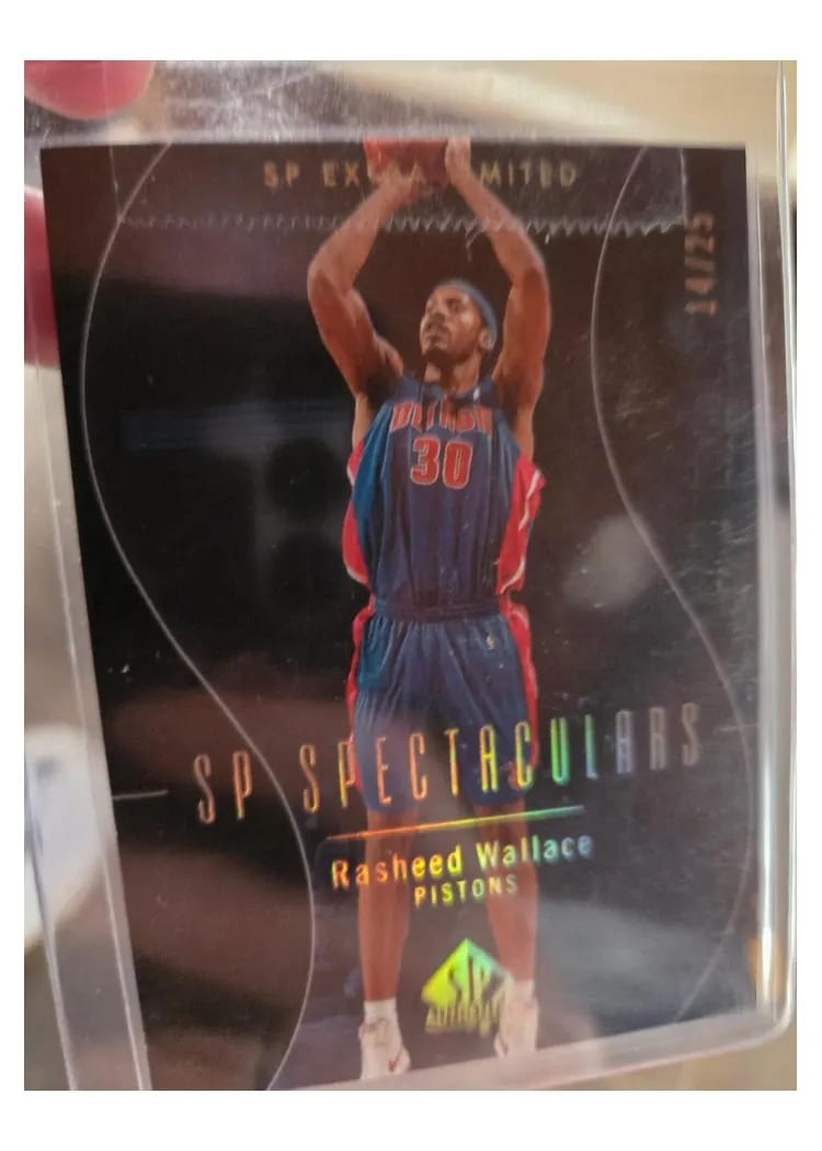 2003 SP Authentic Rasheed Wallace #93 card