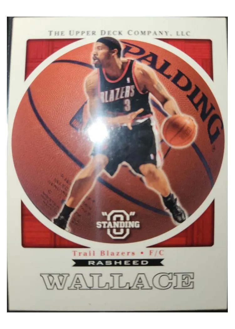 2003 Upper Deck Standing O Rasheed Wallace #65 card