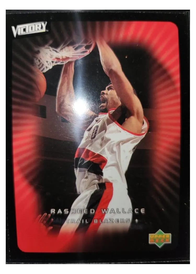 2003 Upper Deck Victory Rasheed Wallace #77 card