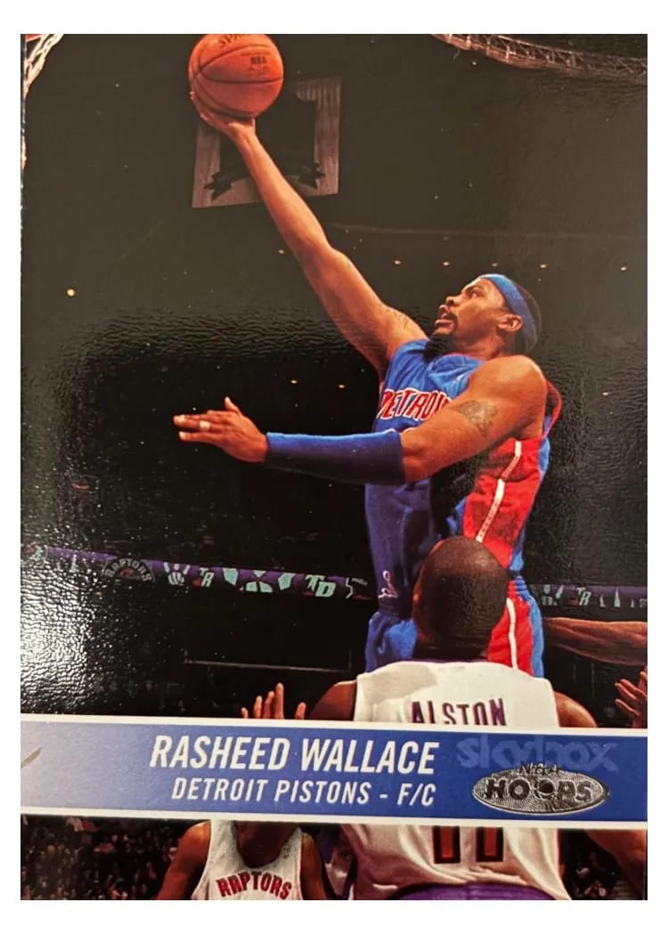 2004 Hoops Rasheed Wallace #84 card