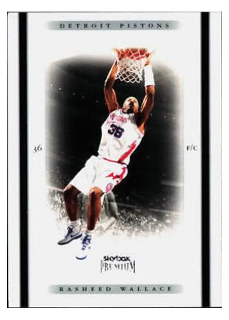 2004 Skybox Premium Rasheed Wallace #55 card