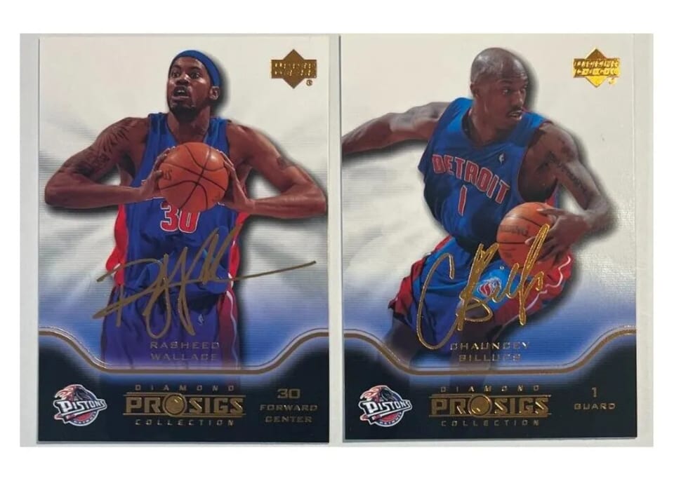 2004 Upper Deck Pro Sigs Rasheed Wallace #23 card