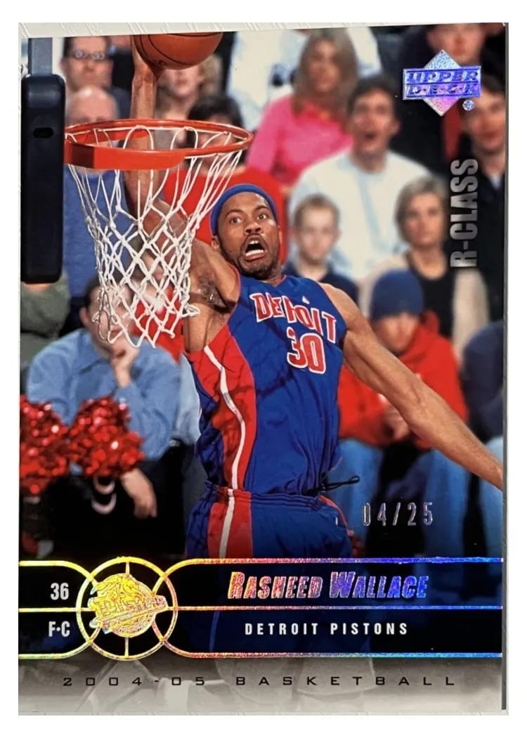 Rasheed Wallace, 2004 Upper Deck R-Class