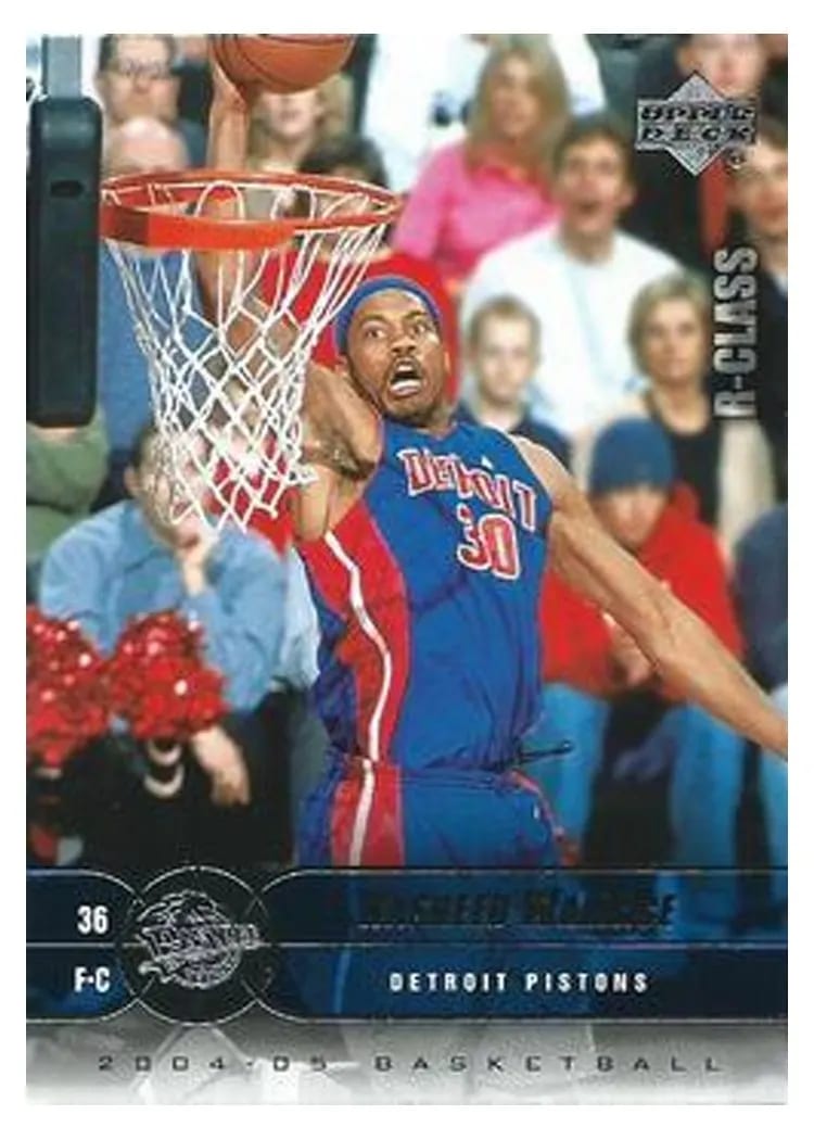 2004 Upper Deck R-Class Rasheed Wallace #23 card