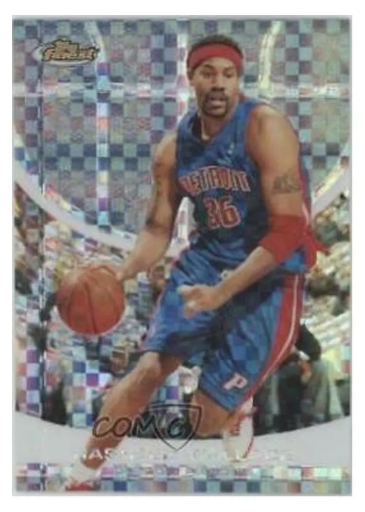 2005 Finest Rasheed Wallace #52 card